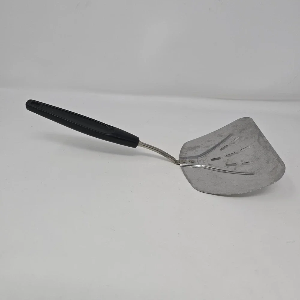 Vintage Foley Stainless Steel Spatula Curved Slotted Flipper 5.25